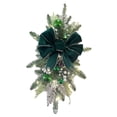 thumbnail image 4 of Guirnalda navideña con lazo grande para escaleras, decoración navideña, Navidad Verde, 4 of 9