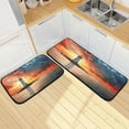 thumbnail image 7 of Lighthouse Anti Fatigue Mats for Kitchen Floor,Set of 2 Non Skid Washable Waterproof Anti Kitchen Floor Mats for Kitchen Office Laundry Room Bathroom (19"x27"+19"x47") Home Decor, 7 of 7