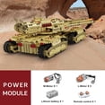 thumbnail image 6 of Technology MOC Building Block Tank, Remote Control Rechargeable Military Mammoth Tank, RC Tank Model Kits for Adult, 3296 Pieces, 6 of 6