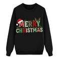 thumbnail image 4 of SUYIDA Matching Christmas Sweater for Family Round Neck Party Pullover Tops Xmas Blouse Fall Winter Clothes,Men,M, 4 of 5