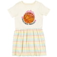 thumbnail image 3 of Inktastic Basketball Princess- Tiara Girls Toddler Dress, 3 of 5
