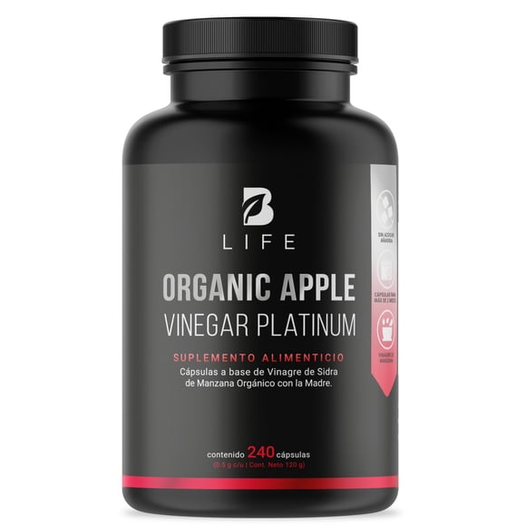 Vinagre de Manzana Orgánico 240c Apple Platinum B Life