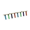 thumbnail image 4 of Percha de madera para escalar, escalera, palo para moler patas, percha para pájaros para ventanas, baños, automóviles y viajes 8 nivel, 4 of 9