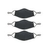 Scrubstar Solid Print Face Mask Triple Layer, Washable Reusable, 3-Pack