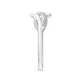 thumbnail image 3 of ANGARA Natural 0.09 Ct. Diamond Fashion Ring in 14K White Gold for Women (Ring Size: 3), 3 of 9
