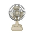 thumbnail image 2 of Ventilador de escritorio pequeño, refrigeración por aire, diseño, ventilador personal portátil de 3 velocidades para blanco, 2 of 9