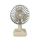 thumbnail image 2 of Ventilador de escritorio pequeño, refrigeración por aire, diseño, ventilador personal portátil de 3 velocidades para blanco, 2 of 9