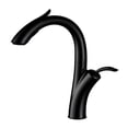thumbnail image 1 of Kitchen Faucet Pull Out Cold And Hot Kitchen Tap, Black Single Hole Single Handle Swivel 360 Degree Water Mixer Tap ,Versatile Features, 1 of 7