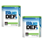 Blue Def (2 Pack) Diesel Exhaust Fluid 2.5 Gallon for All Diesel SCR Systems - Emissions Reduction - 300 Miles Per Gallon Approx