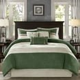 thumbnail image 3 of Madison Park Palmer 7-Piece 100 Percent Polyester Comforter Set in Green, 3 of 5