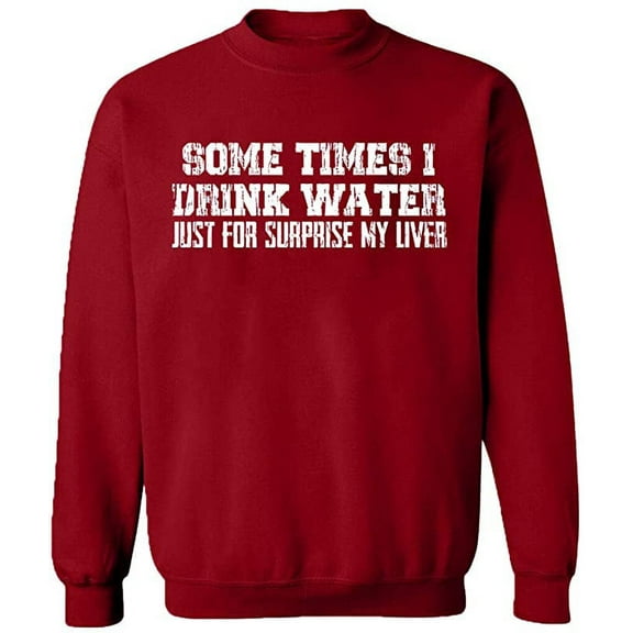 Unisex Crewneck Sweatshirt Custom Sweater Slim Fit Long Sleeve Sweater - Antiquee Cherry Small