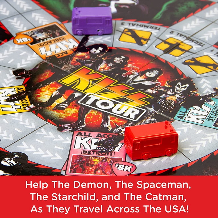 KISS Tour Board Game - Perfect Gift for Family Game Night