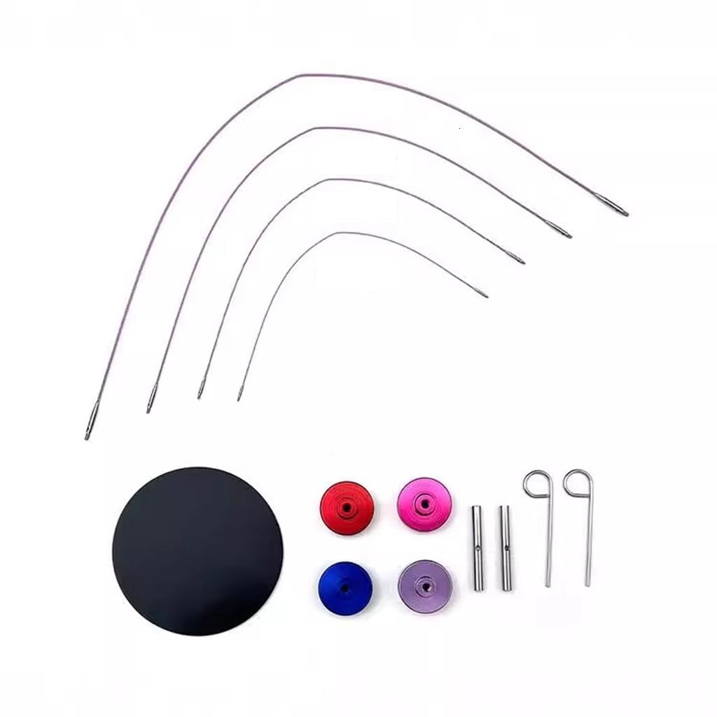 Weaving Yarns Knitting Tool Weave Accessory Kits Circular Knitting Needle Set Aluminum Interchangeable Crochet Needle