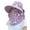 Purple, variant on SPRING PARK Women Foldable Wide Brim Hat UV Protection Summer Travel Beach Sun Hat
