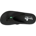 thumbnail image 5 of Sanuk Men's Beer Cozy Coaster Flip-Flop, Black, 10 M US, 5 of 6