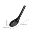 thumbnail image 7 of 6pcs Soup Spoon Chinese Japanese Spoons for Ramen Pho Wonton Deep Oval Hook for Pho Ramen Noodles ( Frosted Surface Hook Style ), 7 of 7