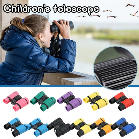 Kids Binoculars under $5! Xqxayjr Kids Binoculars for Boys Girls Ages 3-12, Shockproof 4x30 Binoculars with Rubber Grip, Focus-Free Outdoor Exploration Toys for Camping, Bird Watching