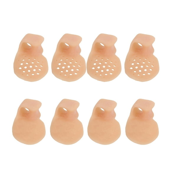 4 pares de casquillos protectores de silicona para los s del meñique Cojín de protección para juanetes de maíz Yuyangstore Protector de dedos
