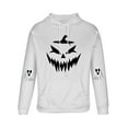 thumbnail image 5 of FDGIU Men's Halloween Hoodies - Oversized Ghost Graphic Pullover, Loose Fit Long Sleeve Sweatshirt, Casual Spooky Fall Outfit, 5 of 5