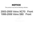 thumbnail image 2 of Transit Auto Rear Disc Coated Rotors Semi-Metallic Pads and Parking Brake Shoes Kit for Car Volvo XC70 S80 KGS-103180, 2 of 11