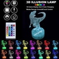 thumbnail image 2 of YSTIAN 3D Dinosaur Night Light, LED Illusion Lamp Gifts for Boys Girls, 16 Colour Changes with Remote Control, Bedroom Decor Idea Creative Birthday Gift, 2 of 8