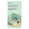 thumbnail image 2 of Clip on Fan USB Charging Outdoor Portable Student Dormitory Rotating Quiet 3-Speed Adjustable Fan for Bedroom Office, A, 2 of 5