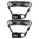 thumbnail image 1 of Candado de combinación de 3 dígitos para bicicleta, 2 unidades, con contraseña y cable de seguridad, 1 of 5