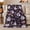 Ghosts On Black, variant on pointed-hat character Hat Ghosts With Lanterns And confection illustrations, Soft Flannel Blanket, Cute autumn celebration Illustration Home Decor for Bedroom and Living Room, Housewarming Gift
