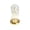 Gold, variant on Ghost Decor Light - 3 Mini Ghost Figurines Light Up Dome Lamp, Cute Ghost in Cloche Tabletop Decor for Home Party Room Kitchen and Fireplace, Spooky Nightlight Centerpiece, 1PC