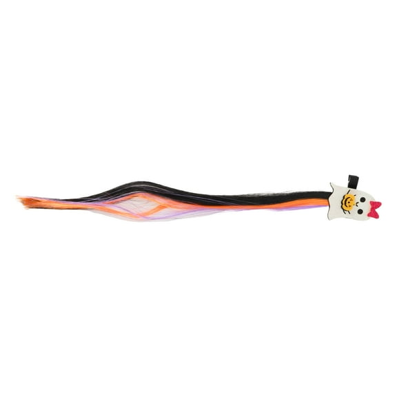 Unique Bargains 1 Pc  Funny Style Hair Clips Hairdo Clip for Women White Black Orange Purple