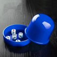 thumbnail image 2 of Juego de Dados de Póquer de Plástico con Vaso Agitador de 5 Dados, Caja de Dados para Juegos de Mesa para Beber, Color Azul, 2 of 7