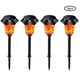 thumbnail image 1 of Solar Landscape Light Dynamic Flame Villa Garden Park Modelado Césped Enchufe A Tierra 4 Paquetes Eccomum Lámpara de césped al aire libre, 1 of 7