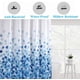 thumbnail image 2 of Cortina de ducha azul de 180 x 180 cm, tela de poliéster impermeable resistente al moho, cortina de baño larga decorativa lavable a máquina., 2 of 5