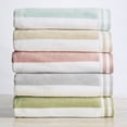 thumbnail image 6 of 100% Cotton Cabana Stripe Oversized 4 Pack Beach & Pool Towel (4 Pack- 35" x 70", Lavender Purple), 6 of 6