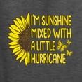 thumbnail image 5 of Wild Bobby, I'm Sunshine Mixed With A Little Hurricane , Inspirational/Christian, Men Graphic Tee, Heather Black, 4X-Large, 5 of 5