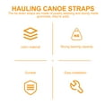 thumbnail image 2 of 5Pcs Canoe Anchor Straps Practical Hood Loop Straps Useful Tie Down (Black), 2 of 4