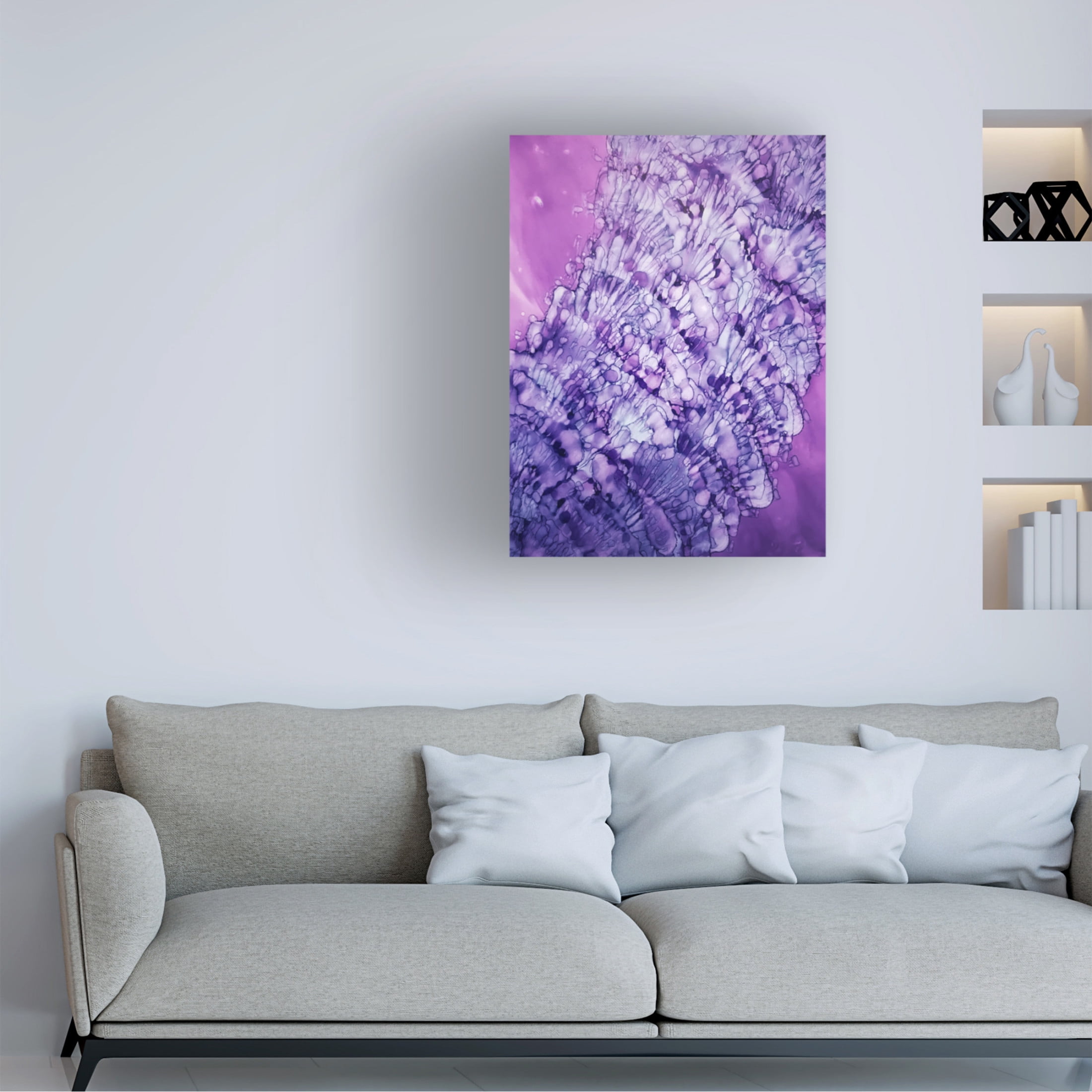 Trademark Fine Art Tara Mann She Sells Sea Shells Canvas Wall Art