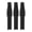 Black, variant on 3Pcs Makeup Pencil Sharpener Auxiliary Tool With 4 Grooves Eyebrow Pencil Sharpening Guide Tool For Makeup Studios