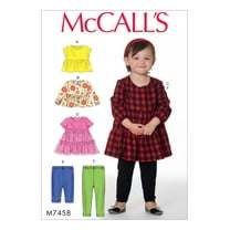 McCall's Patterns Toddlers' Gathered, Dresses and Leggings Tops