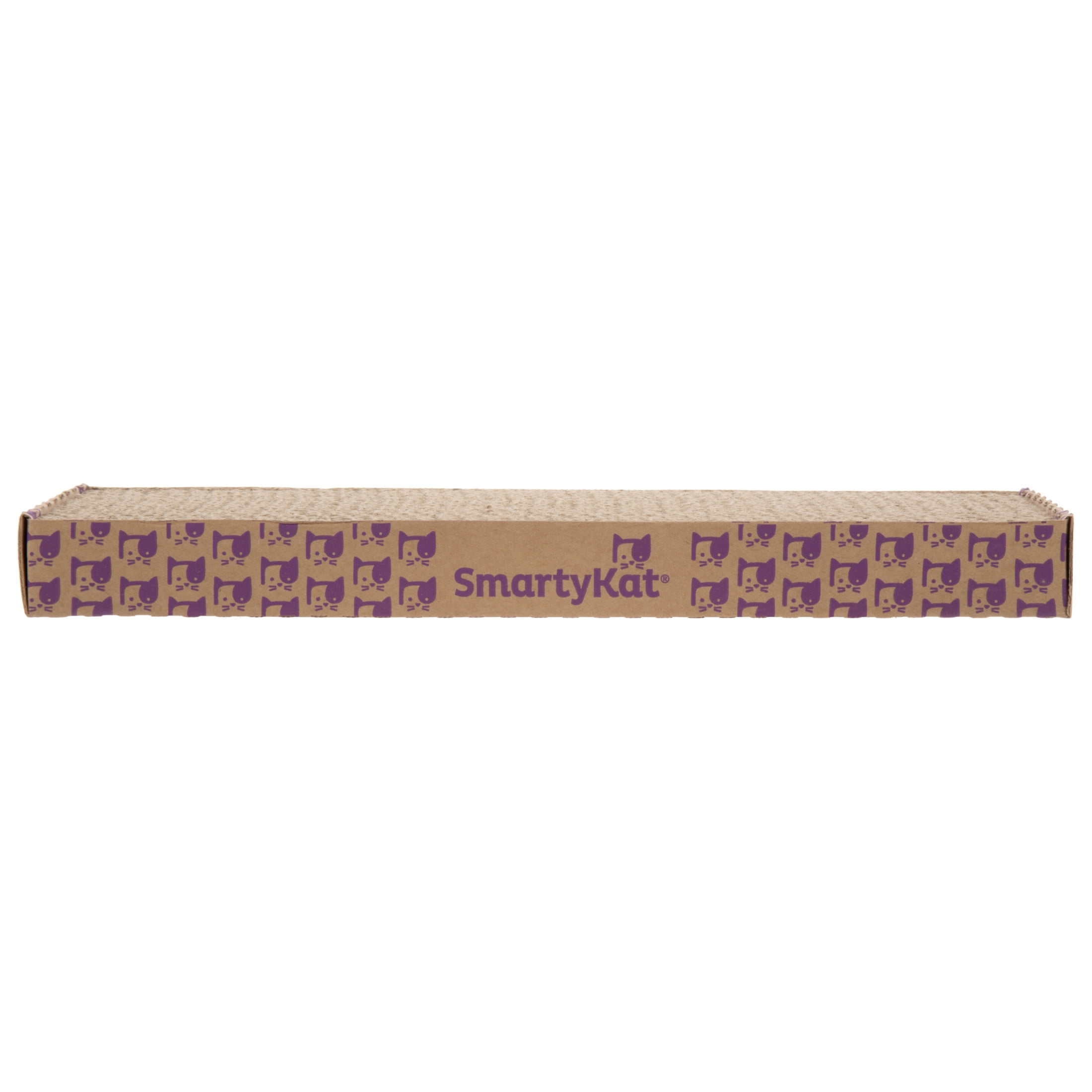 (3 pack) SmartyKat Super Scratcher Reversible Catnip Infused Corrugated Cardboard Cat Scratching Floor Pad