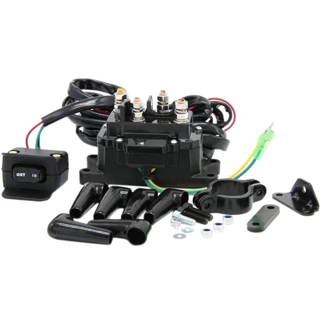 Interruptor de palanca de pulgar, cabrestante, relé, cabrestante, piezas de automóvil 12 V 250 A para UTV, ATV, camioneta