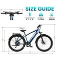 thumbnail image 5 of TST Electric Bike for Men, Peak 1000W E-Mountain Bicycle, 27.5" Tire EBike with 48V/15Ah Battery UL2849, 5 of 11