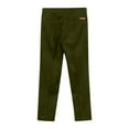thumbnail image 4 of Timoontee Mens Dress Pants Comfy Corduroy Trousers Daily Casual Business Pants Regular Fit Suit Pants Straight Leg Pants Green 29, 4 of 5