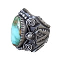 thumbnail image 7 of YUHAOTIN Rings for Women Fashion Stainless Steel Turquoise Ring Couple'S Ring Jewellery Birthday Proposal Bridal Engagement Rings Wife Gift Rings for Women Non Tarnish Set, 7 of 7