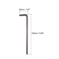 thumbnail image 2 of Uxcell T50 Tamper Proof Torx Star Key Bit Wrench, L-Shape 8.66 inch Long Arm, S2 Steel, 2 of 5