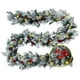 thumbnail image 1 of Guirnalda de Navidad Scarlet Decorativa Navideña 270cm con Luces LED Nevada con berries rojos Natural Decoración Realista Chimeneas Escaleras Repisa Pared Christmas Garland with lights Artego, 1 of 5