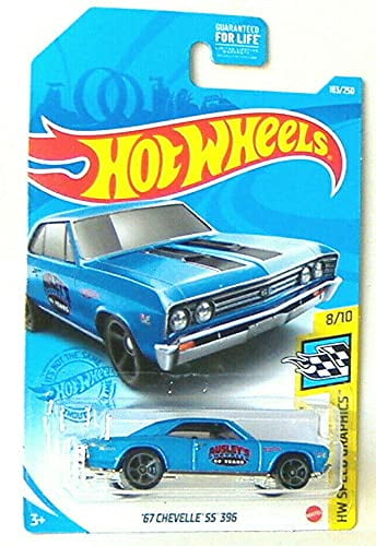 2021 Hot Wheels '67 Chevelle SS 396-1:64 1/64 HW Speed Graphics 8/10 Blue 