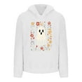 thumbnail image 4 of HongQid Fuzzy Hoodies for Women Pullover Graphic Hoodie Cozy Winter Pockets Hooded Sweatshirt Athletic Fleece Hoodies, 4 of 4