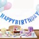 thumbnail image 2 of Happy Birthday Banner Shark Decor Banner for Gathering Kid Birthday Party (Blue), 2 of 4