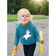 thumbnail image 2 of Playful Unicorn Hoodie Toddler -Image by Shutterstock,  4 Toddler, 2 of 4